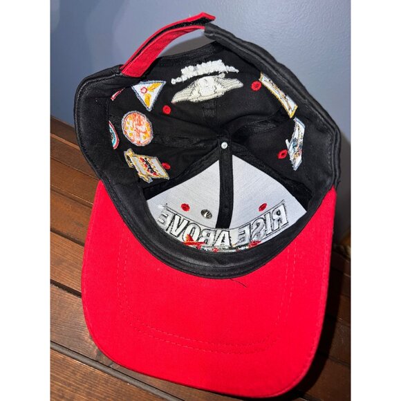 Commemorative Air Force Blue & Red W Patches + Pin OS Adjustable Baseball Cap - Picture 10 of 11